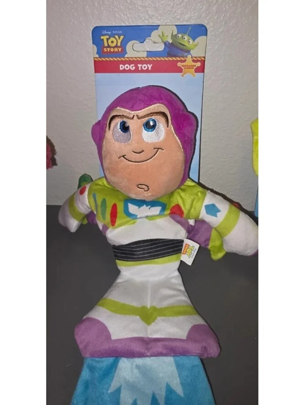 DISNEY PIXAR TOY STORY PLUSH DOG TOY BUZZ LIGHTYEAR NEW